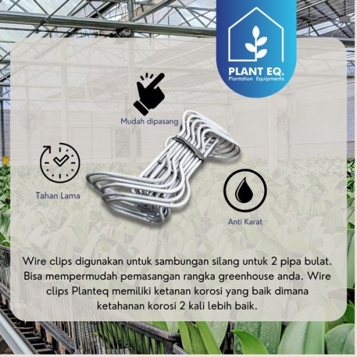 WIRE CLIPS - ZINC PLATED SPRING CLIP